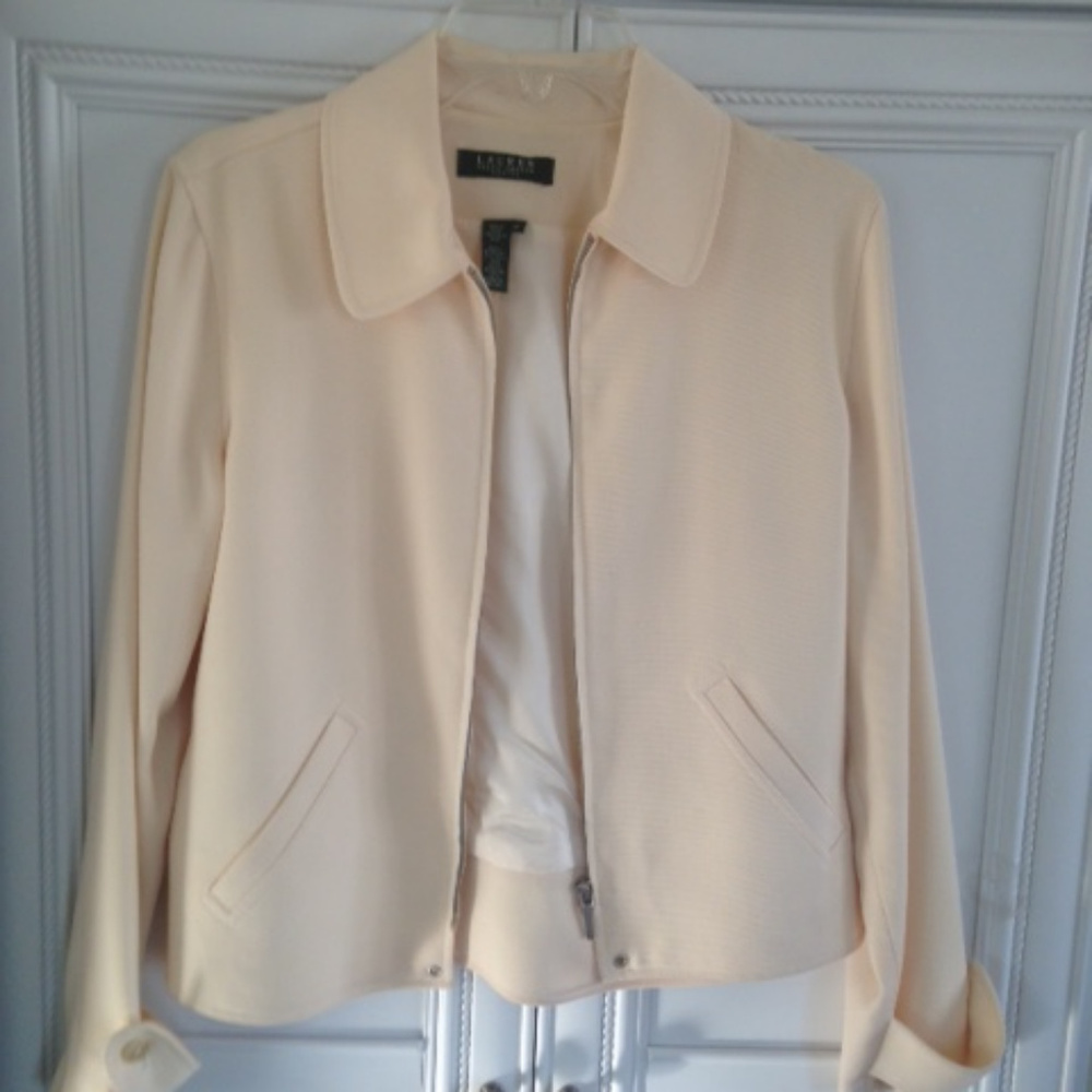 Ralph Lauren Petite cream jacket